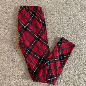 SWEETLEGS Plaid Leggings (One Size)